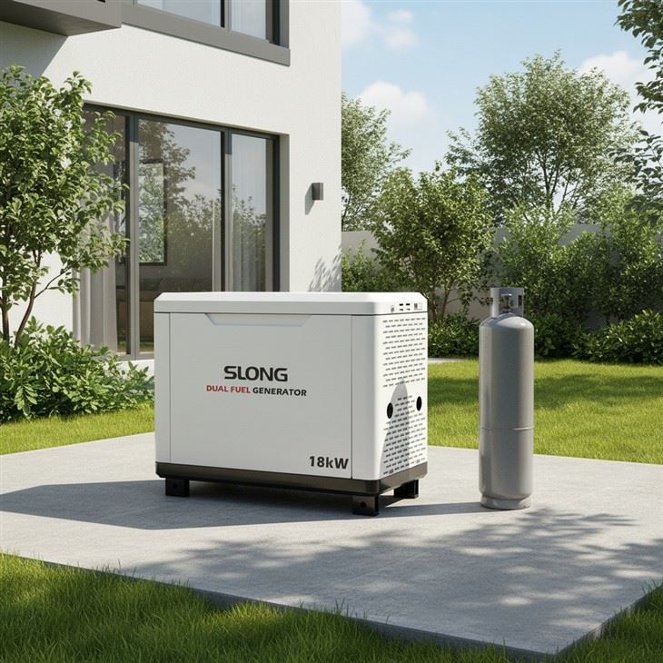 SLONG Home Standby Dual Fuel LPG Generator Generator Gas Natural Gas Generator چین