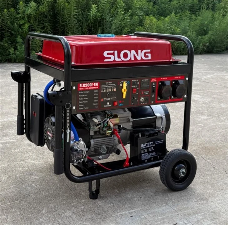 Triple Fuel Petrol Lpg Natural Gas 220V 50HZ 9.5kw 9.5kva Generator suppliers